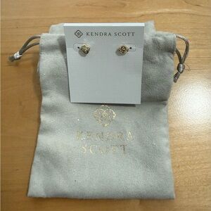 Kendra Scott Gold Knot Stud Earrings